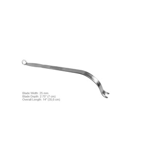 Retracteur acétabulaire postérieur, instruments chirurgicaux orthopédiques manuels pour le pied et la cheville, acier inoxydable, approuvé CE ISO - Product Image 2