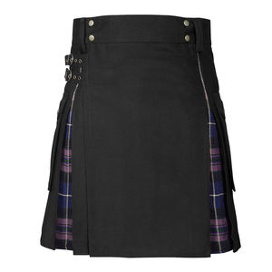 Men's Short <b>Skirt</b> Traditional Practical Kilt Men's <b>Skirt</b> Kilt New Fashion <b>Pocket</b> Scottish Kilts for Men's - Product Image 1