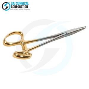 Disponible en acier allemand stérilisable d'hôpital médical professionnel de porte-aiguille de couleur d'or pour la réutilisation dans des salles d'opération - Product Image 3