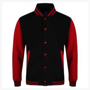 Chaqueta Varsity personalizada para hombre Chaquetas de estilo unisex con cuello acanalado para ropa de calle Chaqueta Varsity para venta en línea - Product Image 5