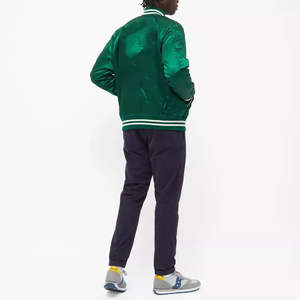 Men Emerald Green Satin <b>Jacket</b> 2026 <b>Jackets</b> 2025 <b>Jackets</b> Customize <b>Jackets</b> School <b>Jackets</b> Party <b>Jackets</b> New Trend Fashion <b>Jacket</b> - Product Image 6