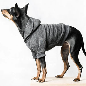 Vêtements pour chiens en gros, couleur unie, sweats à capuche de luxe personnalisés, légers, différents styles, sweats à capuche pour chiens professionnels - Product Image 6