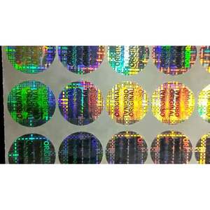 Étiquettes holographiques auto-adhésives en forme de globe terrestre, personnalisées, en PET, imperméables, argentées, dorées, transparentes, de forme personnalisée pour - Product Image 2