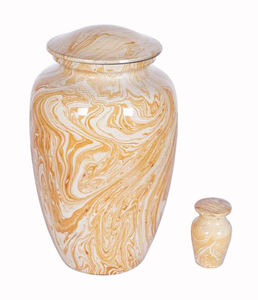 Urna de cremación favorita del cliente metal para el desarrollo de la marca urna de cremación de aluminio de etiqueta privada metal para el crecimiento empresarial - Product Image 3