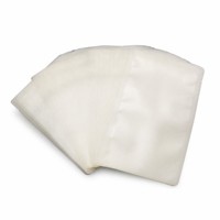 Pochette personnalisée transparente à fond plat, qualité alimentaire, thermoscellable, en plastique, pour snacks et café, avec gravure OEM