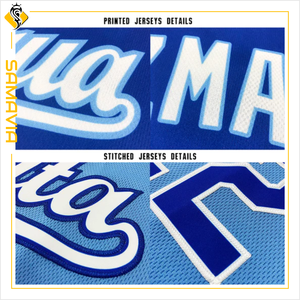 Vêtements de baseball en polyester pour adultes grandes tailles, Samavia propose des maillots de baseball personnalisés par sublimation avec noms et numéros d'équipe. - Product Image 5