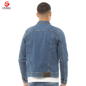 Haga su propio diseño Hombres Chaquetas de mezclilla Proveedor Venta caliente Hombres usan chaquetas de mezclilla Fabricantes - Product Image 2