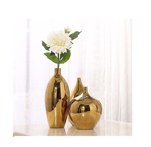 Flower <b>Vase</b> Handmade Designs Modern Home Decoration Metal Flower <b>Vase</b> Tabletop <b>Vase</b> Home and Garden Decor Brass All Season - Product Image 3