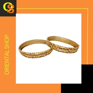 Bracelets à bas prix avec 22CT plaqué or forme ronde bracelets conçus à la mode ensemble pour les femmes bracelets à la mode - Product Image 4