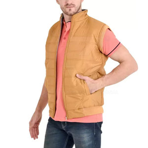 Lightweight Windproof Outdoor Men Puffer Jackets Stand Collar Front for Winter Warmth Breathable Quilted <b>Bubble</b> <b>Top</b> Best Sale - Product Image 5