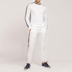 ชุดวอร์มผ้าฝ้ายพิมพ์ลายเองได้สำหรับผู้ชายชุดวอร์มผ้าเฟรนช์เทอร์รี่ - Product Image 1