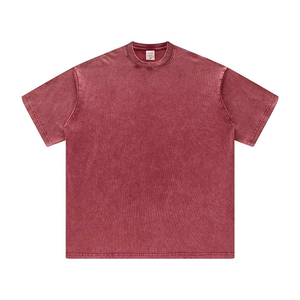 เสื้อยืดมัดย้อมโอเวอร์ไซส์สำหรับทั้งชายและหญิงเสื้อยืดวินเทจสไตล์สตรีทย้อนยุคผ้าฝ้ายพรีเมียมสไตล์สตรีท - Product Image 4