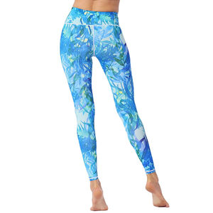 Nueva llegada Sublimación Legging Estilo personalizado Sublimación de llegada suave con calidad de excelencia Cintura elástica Leggings de yoga - Product Image 6