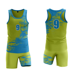 Uniformes de Running Ligeros Unisex Hechos a Medida, Tallas Grandes, Camiseta Deportiva Transpirable con Estampado y Pantalones Cortos, Gran Venta - Product Image 5