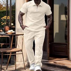 Vente en gros de vêtements de sport confortables de grande taille de qualité personnalisés de luxe pour hommes ensemble de jogging survêtement pour hommes téléchargé par robe de sport - Product Image 3