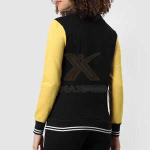 แจ็คเก็ตเลตเตอร์แมนผู้หญิงไซส์ใหญ่ขายส่ง แจ็คเก็ตเลตเตอร์แมนกันลม สินค้าขายดี แจ็คเก็ตเลตเตอร์แมน - Product Image 3