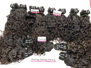 Extensiones de Cabello Remy de Alta Densidad, Premium, Estilo Jazzy, Volumen Completo, Doble Trama, Liso, Sin Procesar, Cabello Indio de Templo - Product Image 3