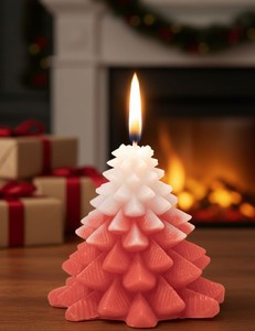 Bougie parfumée pour sapin de Noël, bougie aromatique festive de designer, idéale pour la décoration de la maison, pour les cadeaux, meilleur prix pour la vente en gros - Product Image 3