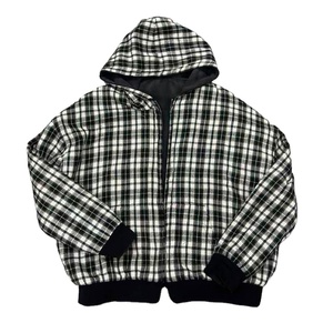 OEM High Street Tie-dye Streetwear Heavyweight Cotton Hoodies Custom Fleece Plaid Two Sided Embroidered Oversize Reverse - Product Image 1