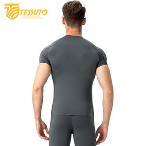Camiseta de compresión deportiva ligera para gimnasio de verano para hombre, ropa activa de manga corta Anti-UV de secado rápido transpirable - Product Image 3