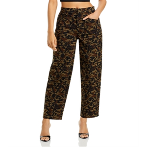 Pantaloni mimetici da donna Avec Les Filles, modello rilassato e affusolato, in tela traspirante, con elastico in vita, taglie XL e 3XL - Product Image 4