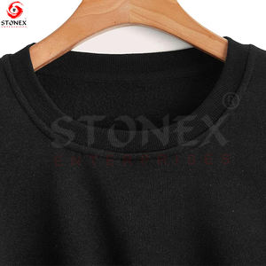 Sudaderas cortas para Mujer | Top corto personalizado liso de manga larga de algodón 100%/camisa de último estilo para niñas - Product Image 6