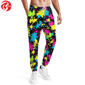 Pantalon de jogging en tissu doux pour l'entraînement Pantalon de course à pied respirant Pantalon de jogging imprimé Slim Fit - Product Image 2