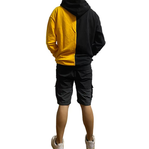 Venta al por mayor de los hombres personalizados media cremallera de color sólido de gran tamaño Logo sudadera sin capucha de lana con cremallera Puff estampado 2025 - Product Image 6
