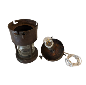 Náutico marino eléctrico cobre barco linterna soporte hecho a mano lámpara de alta calidad - Product Image 2