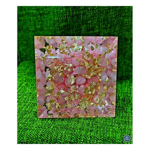 Latest 70-75mm Nubian Rose Quartz Natural Gemstone Chips Energy <b>Generator</b> EMF Protection Love Type Agate Pyramid Home Decoration - Product Image 3