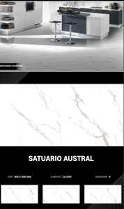 Azulejos de porcelana con aspecto de mármol pulido blanco de 600x600mm superventas, sala de estar antideslizantes para, diseño moderno - Product Image 2