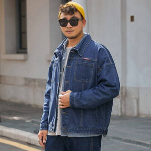 100% Cotton Made Breathable Material <b>Men</b> <b>Denim</b> <b>Jackets</b> / New Style Jeans <b>Jackets</b> With Custom Logo & Design Printed - Product Image 3