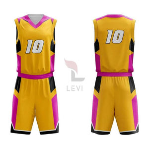 Maillot de basket-ball réversible personnalisé personnalisable pas cher 100% polyester respirant ensemble d'uniformes de basket-ball d'entraînement pour hommes - Product Image 1