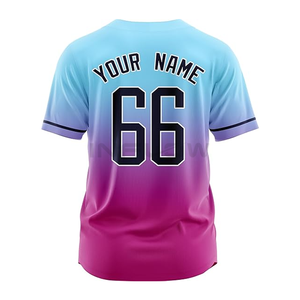 Maillot de baseball pour homme de haute qualité à séchage rapide, nouveau modèle brodé, vêtement de baseball uni avec nom d'équipe personnalisé, style mexicain - Product Image 6