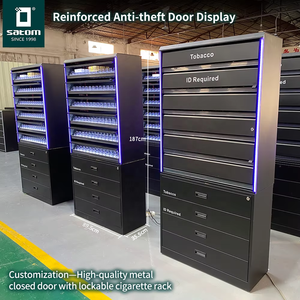 Satom USA Mỹ thuốc lá hiển thị đứng đồ nội thất giá sàn thuốc lá hiển thị tủ trưng bày cho cửa hàng khói cửa hàng tiện lợi - Product Image 5