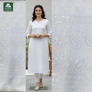 Premium Woven Rayon Viscose Fabric Suit Shirt Elegant Lightweight Eco-Friendly Ethnic Wear Home Decor Customizable Wholesale - Product Image 1