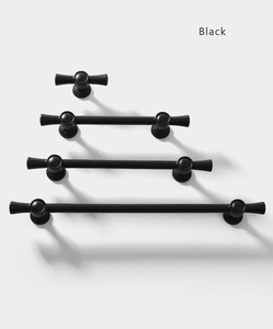 Tiradores de Gabinete en Forma de T y Perillas de un Solo Orificio en Acabado Oro Cepillado/Níquel Cepillado/Negro para Centros Comerciales, Hoteles, Supermercados y Apartamentos - Product Image 6
