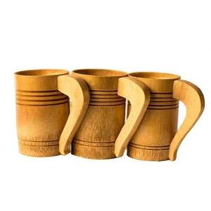 Gobelet à vin en bois fait à la main, tasse à bière traditionnelle en bois, tasse à thé unique, fabricant de calices en bois, cadeau pour lui, vente en gros de vaisselle - Product Image 3