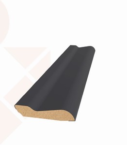 Profil de plinthe en bois MDF moderne Garniture de plinthe décorative pour mur intérieur et finition de meubles Accessoires de meubles - Product Image 1