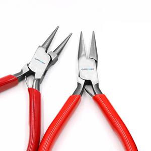 Pince à sertir pour fil d'acier de 130 mm, outil de pliage, pince à bec rond et à aiguille pour bijoux - Product Image 2