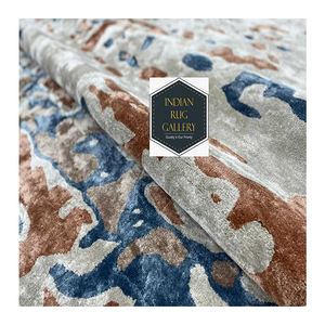 Alfombra personalizada de seda hecha a mano de muy alta calidad residencial a medida colorida abstracta para proyectos comerciales de Interior del hogar - Product Image 1