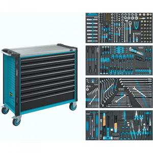 รถเข็นเครื่องมือช่าง Hazet พร้อมชุดเครื่องมือหลากหลายประเภท 378 ชิ้น - Product Image 1