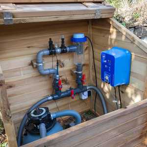 เครื่องผลิตคลอรีนจากเกลือ + เครื่องควบคุมค่า pH ราคาสุดคุ้ม 100 เมตร ความเร็ว GRE MOQ  ประสิทธิภาพสูง - Product Image 3