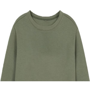 Sudadera de Cuello Redondo con Logotipo Personalizado para Hombre, 100% Algodón, Diseño Sólido, Alta Calidad, Ecológica - Product Image 2