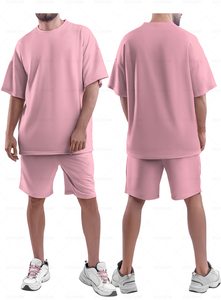 เสื้อยืดผ้าโพลีเอสเตอร์/ ผ้าฝ้ายถักยาวไซส์พิเศษสำหรับผู้ชายเสื้อผ้ากีฬาแบบสั่งทำชุดใส่ออกกำลัง220กรัม - Product Image 5