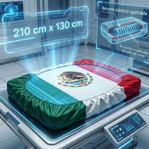 Copertura per Bagagliaio Auto con Bandiera Messicana in Poliestere Resistente - Product Image 3