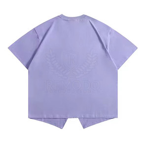 Camisetas Casuales de Verano para Mujer con Estampado Puff, Servicio OEM Disponible, Logotipo Personalizado, Gráfico, 100% Algodón, Transpirables, de Secado Rápido - Product Image 3