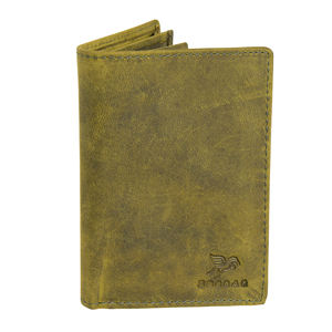 Genuine Leather <b>Men's</b> Fashion Bifold <b>Wallet</b> with <b>RFID</b> Protection Flip ID Window Cotton Lining and Multiple Card Slots - Product Image 4