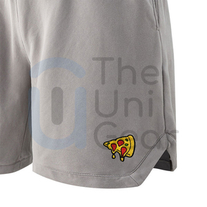 Pantalones cortos informales para hombre, ropa de calle transpirable, diseño impreso personalizado, cintura media, Parte delantera baja sólida, cantidad mínima de pedido OEM - Product Image 2