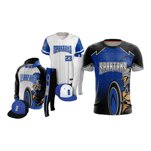 Paquet d'uniforme de baseball de qualité supérieure Couture de haute qualité Matériau léger respirant assurant des performances durables - Product Image 6